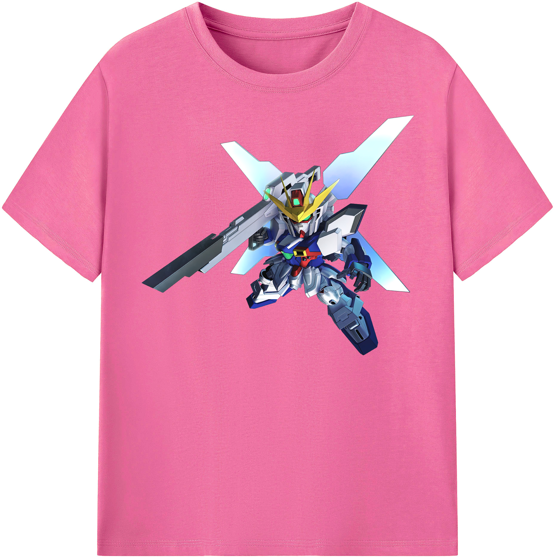 （画像用） 機動戦士ガンダム Mobile Suit Gundam レディースカジュアルプリントTシャツ（綿100％）